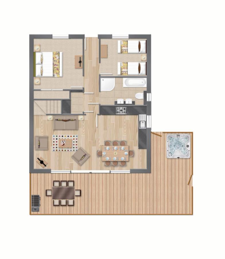 Skylark Sleeps 8 Private Hot Tub & Dogs Welcome Nr Padstow, Resort Pool Bar & Watersports سانت كولوم ميجُر المظهر الخارجي الصورة